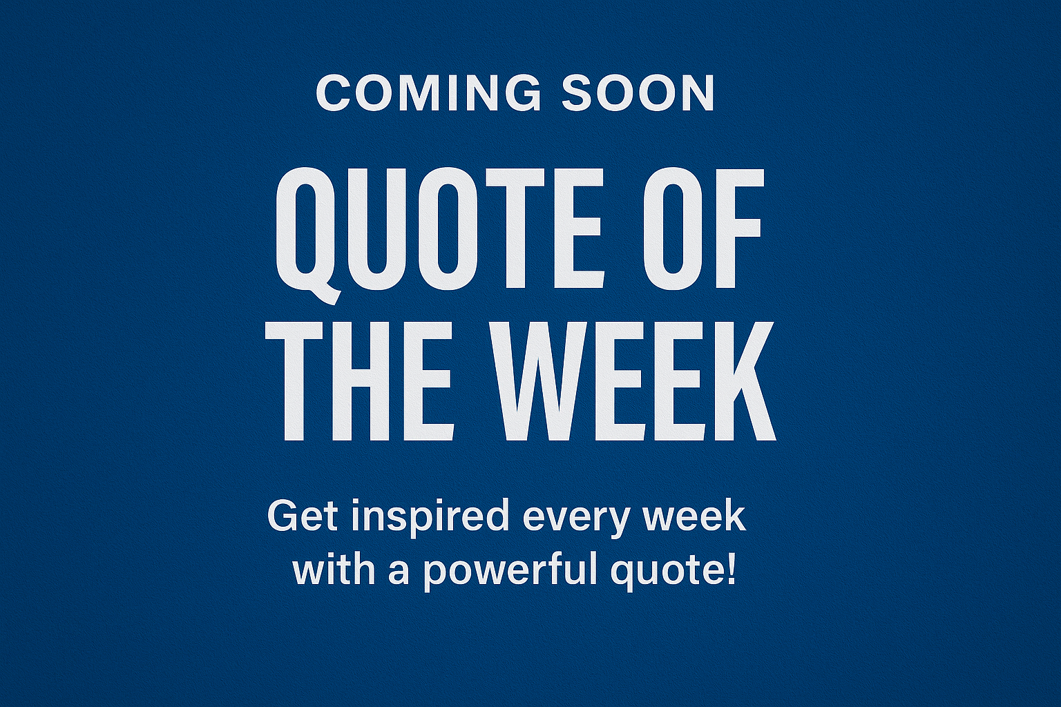 one post per week-system