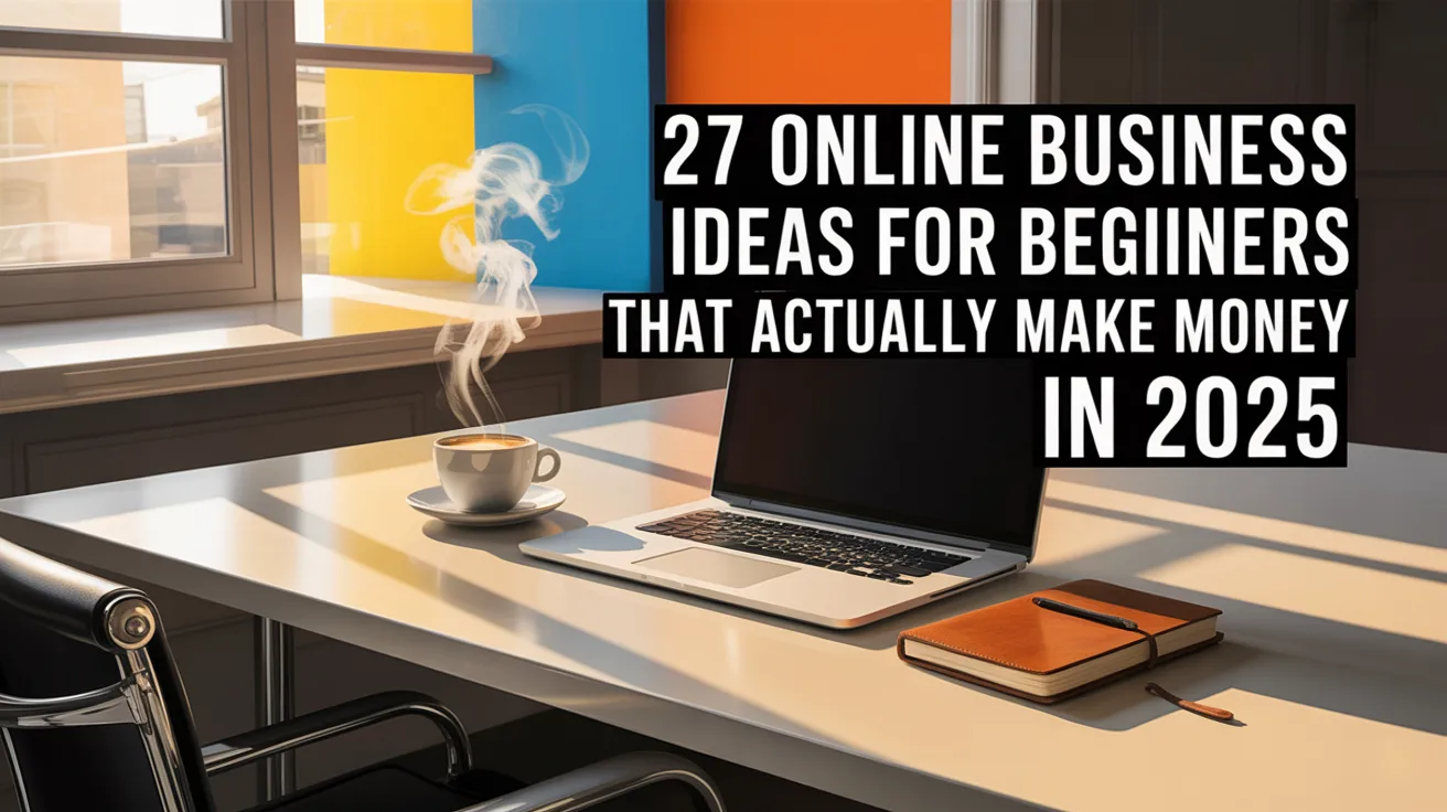 27 Online Business Ideas for Beginners That Actually Make Money in 2025