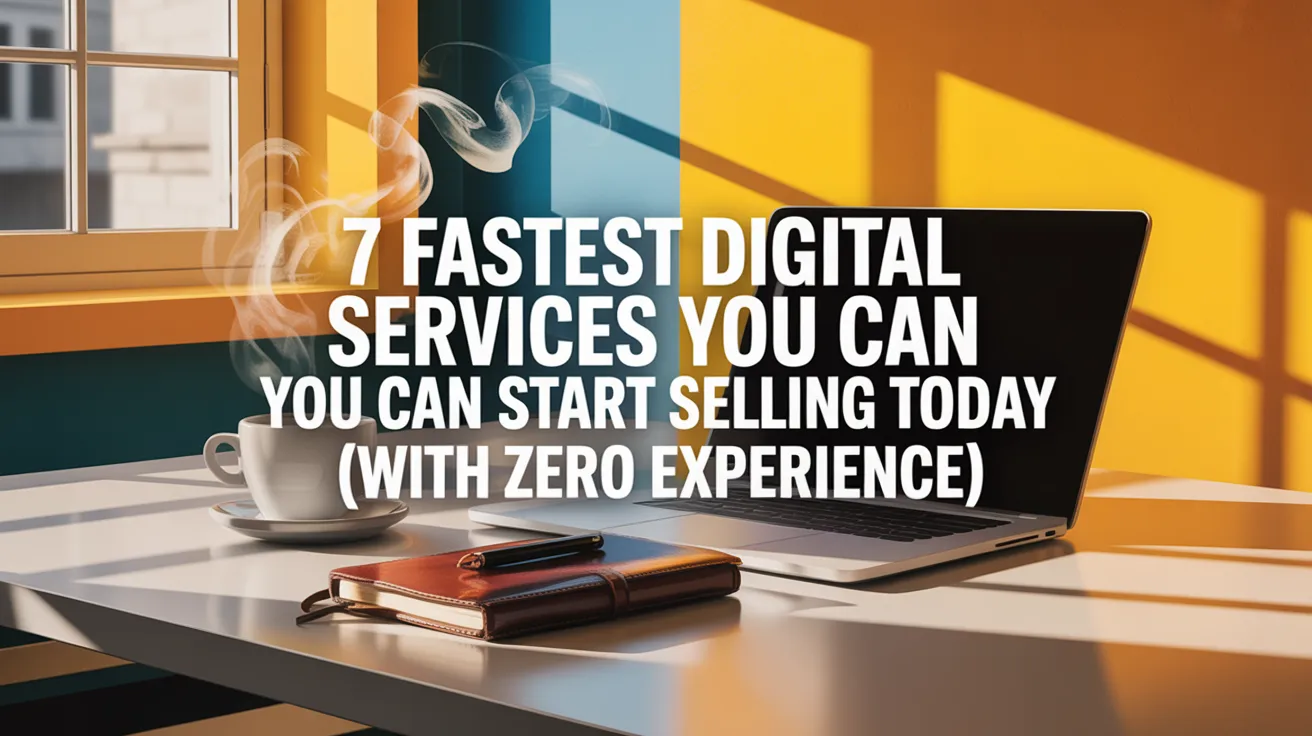 7 Fastest Digital Services You Can Start Selling Today
