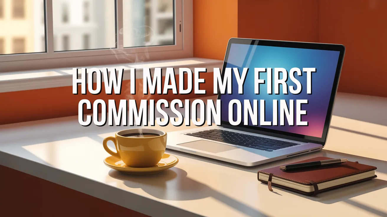 How I Made My First Commission Online