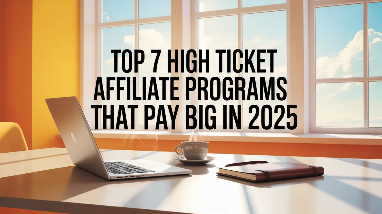 Top 7 High Ticket Affiliate Programs That Pay Big in 2025